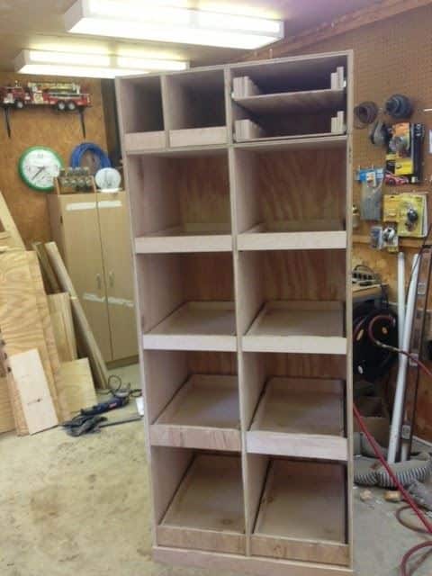 Diy Freestanding Pantry With Pullout, How To Build A Freestanding Pantry Cabinet
