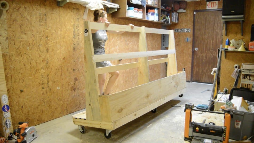 DIY Rolling Lumber Rack - Wilker Do's